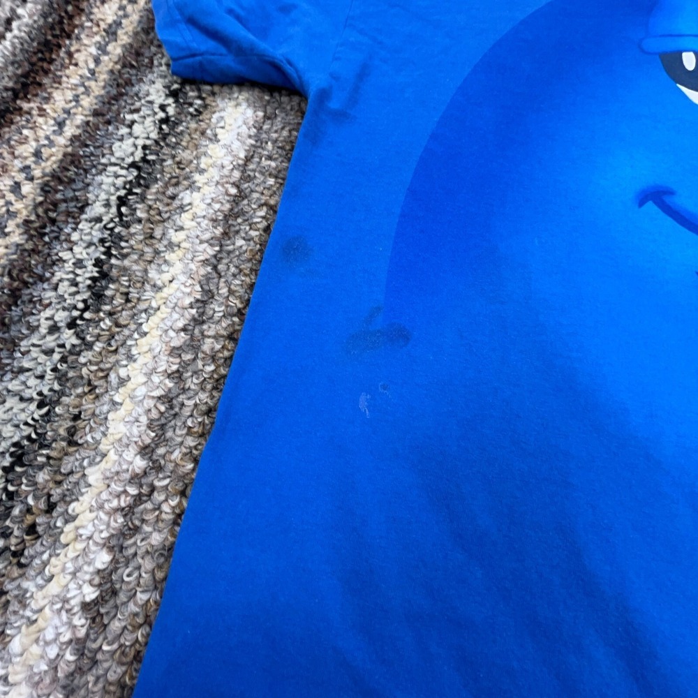 Vintage M&Ms Shirt Men XXL 2XL Blue Tee All Over Print AOP Chocolate Candy * - Picture 4 of 10